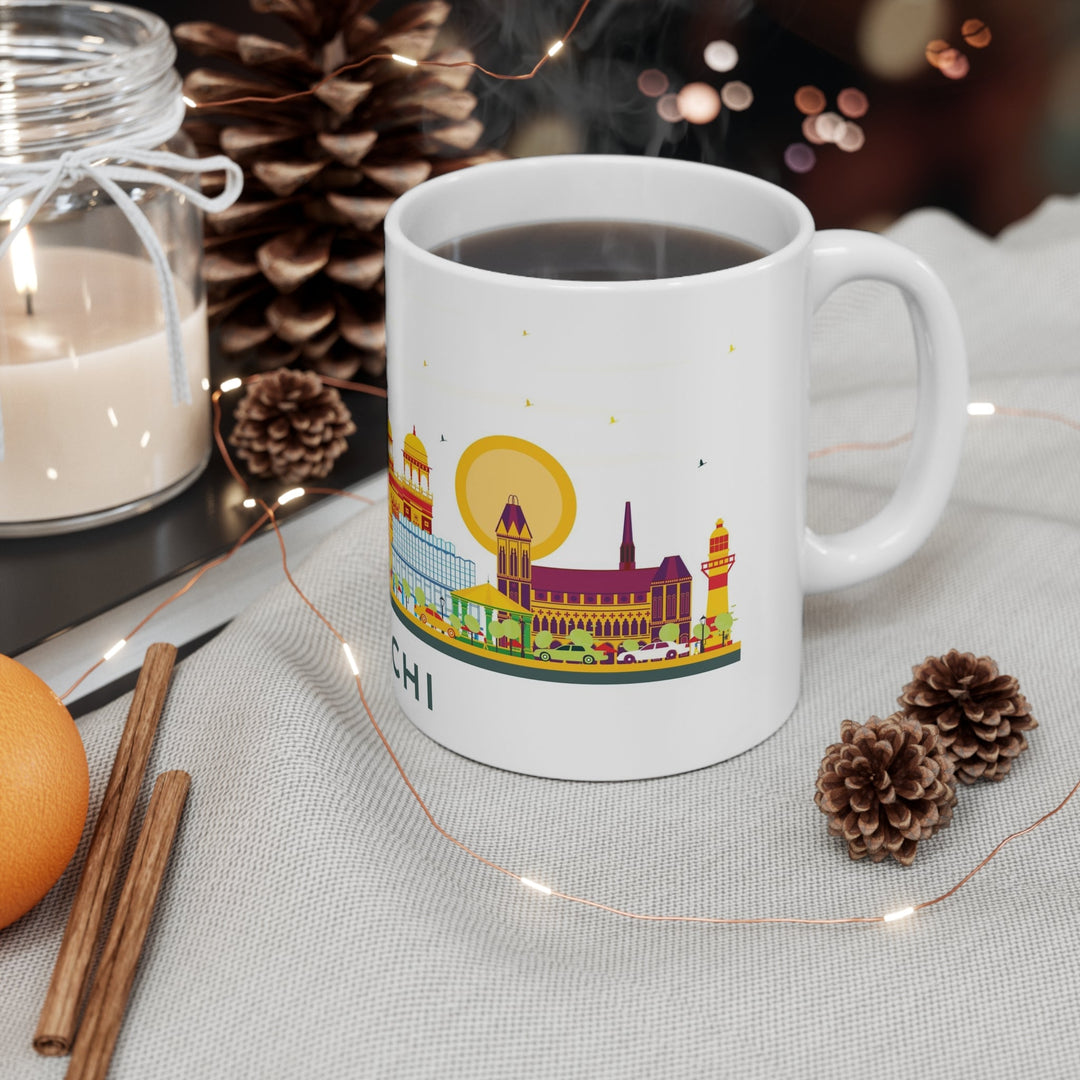 Karachi Pakistan Coffee Mug - Ezra's Clothing - Mug