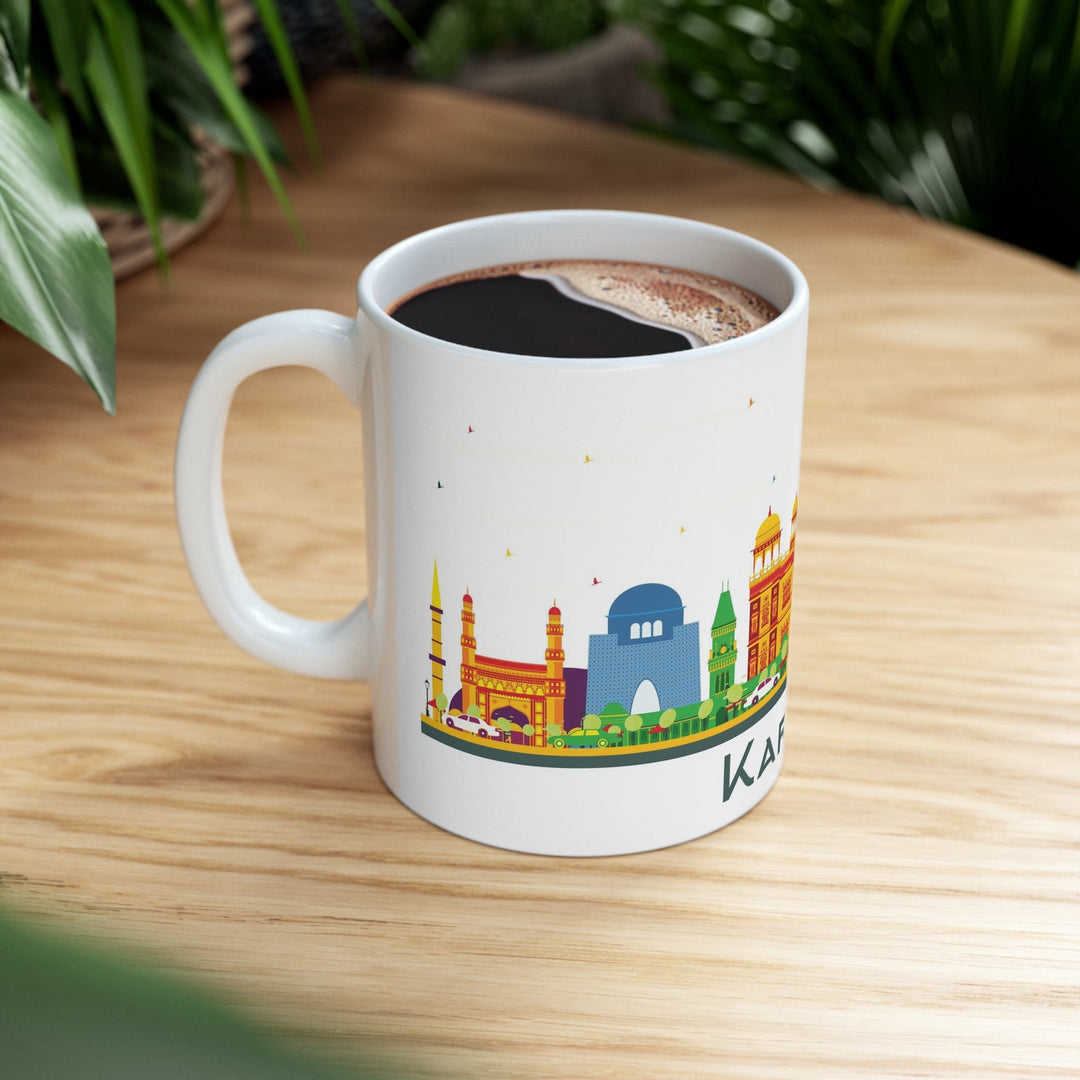 Karachi Pakistan Coffee Mug - Ezra's Clothing - Mug