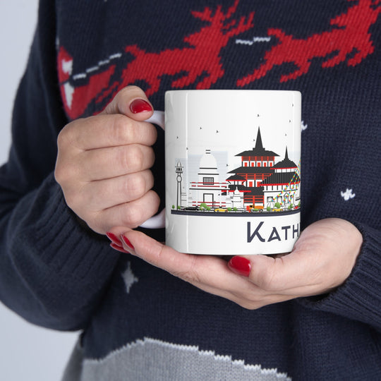 Kathmandu Nepal Coffee Mug - Ezra's Clothing - Mug