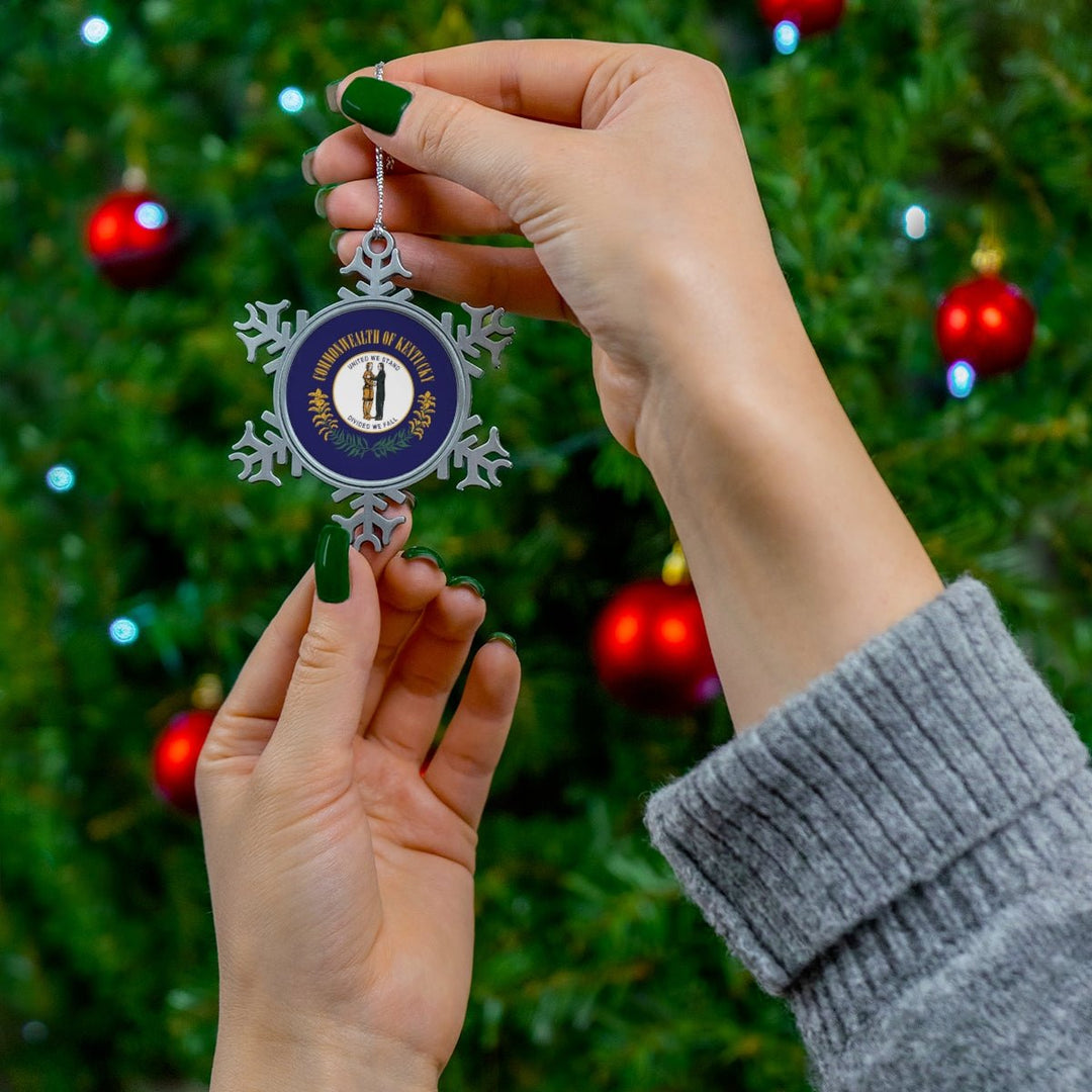 Kentucky Snowflake Ornament - Ezra's Clothing - Christmas Ornament