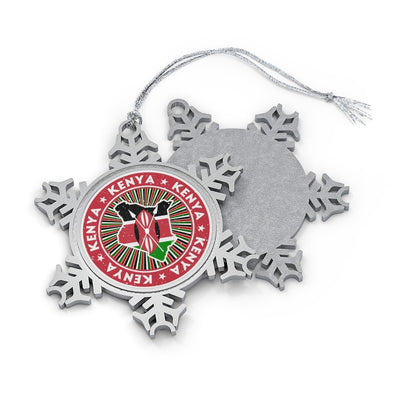 Kenya Snowflake Ornament - Ezra's Clothing