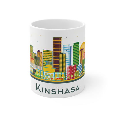 Kinshasa DR Congo Coffee Mug - Ezra's Clothing