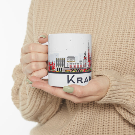 Krakow Poland Coffee Mug - Ezra's Clothing - Mug
