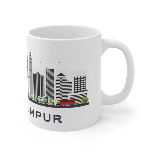 Kuala Lumpur Malaysia Coffee Mug - Ezra's Clothing - Mug