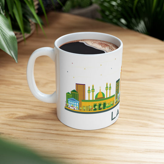 Lagos Nigeria Coffee Mug - Ezra's Clothing - Mug