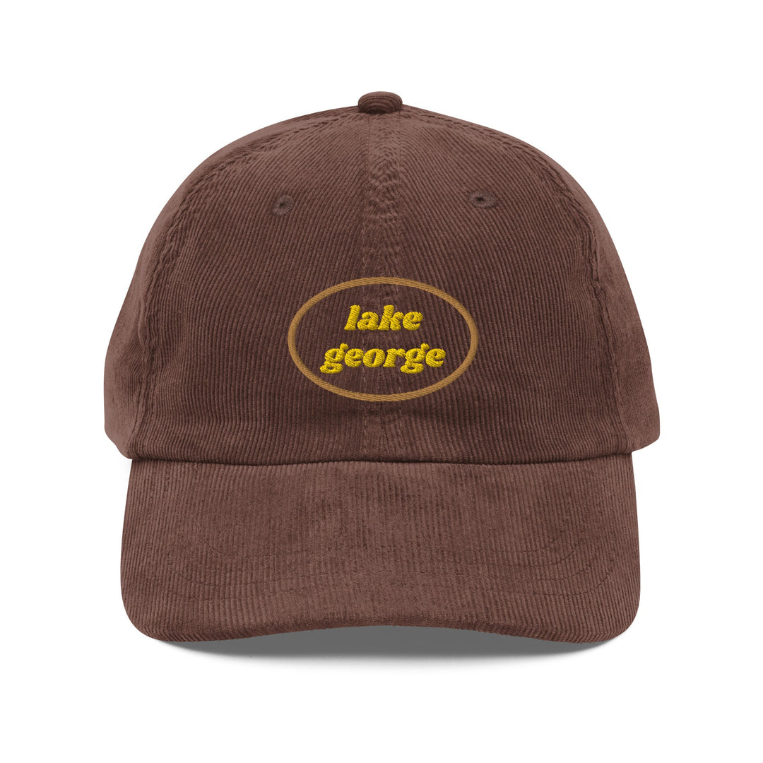 Lake George Vintage Corduroy Cap - Ezra's Clothing - Hats