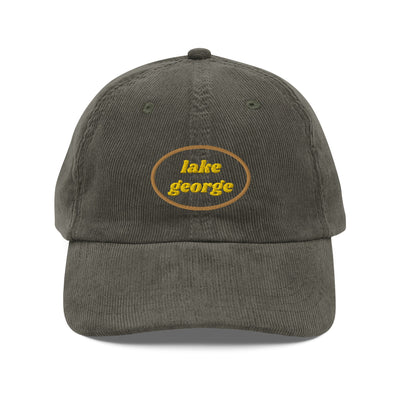 Lake George Vintage Corduroy Cap - Ezra's Clothing