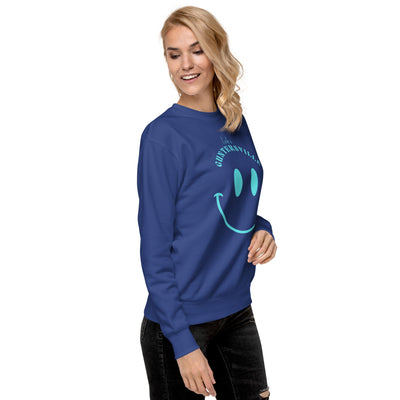 Lake Guntersville Smiley Face Print Sweatshirt - Ezra's Clothing