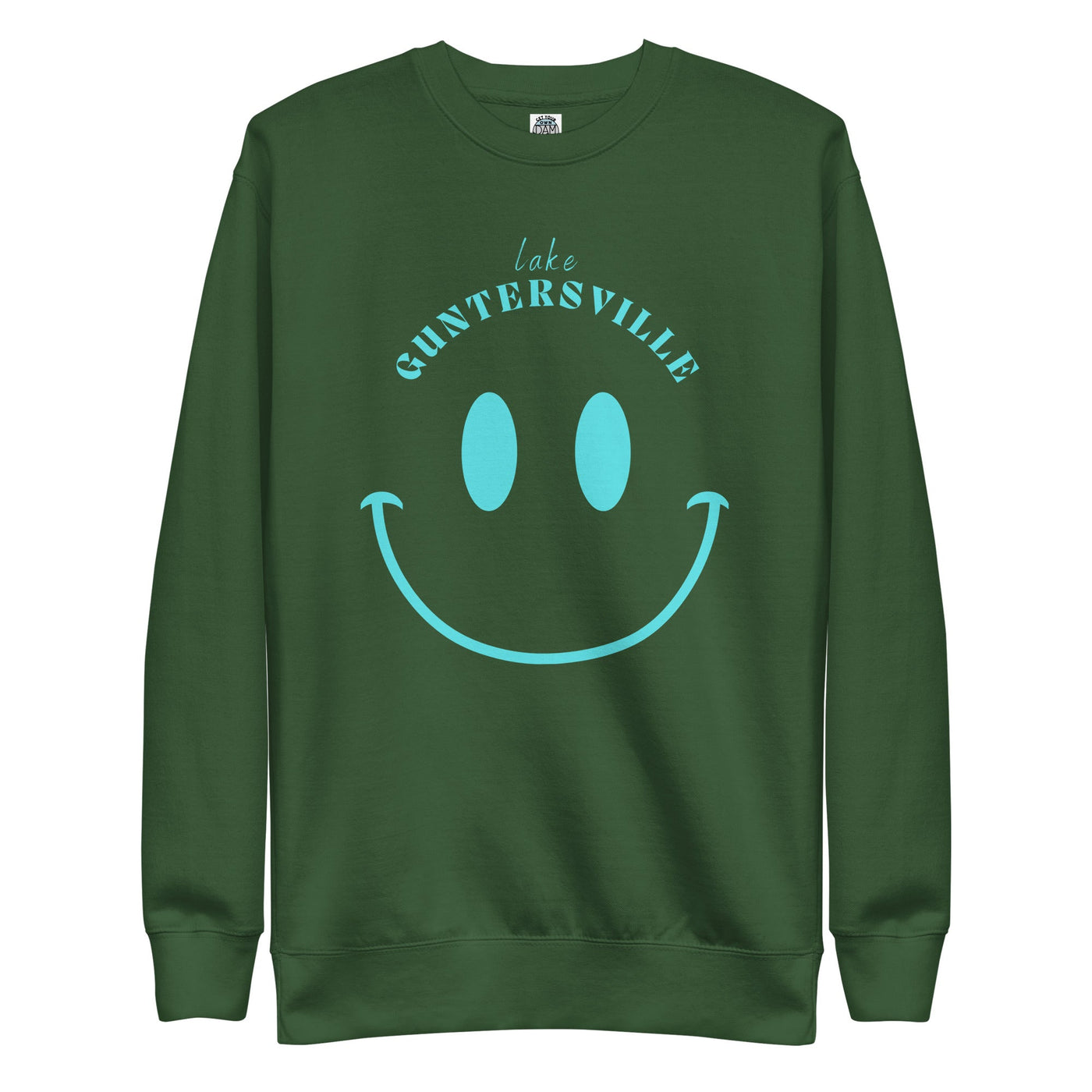 Lake Guntersville Smiley Face Print Sweatshirt - Ezra's Clothing