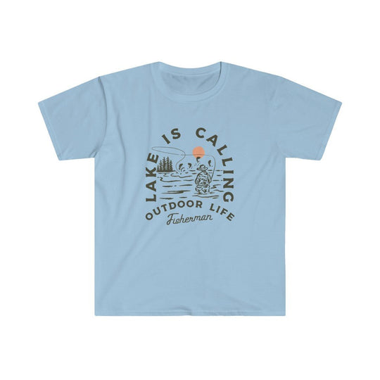 Lake Is Calling T-Shirt - Ezra's Clothing - T-Shirt