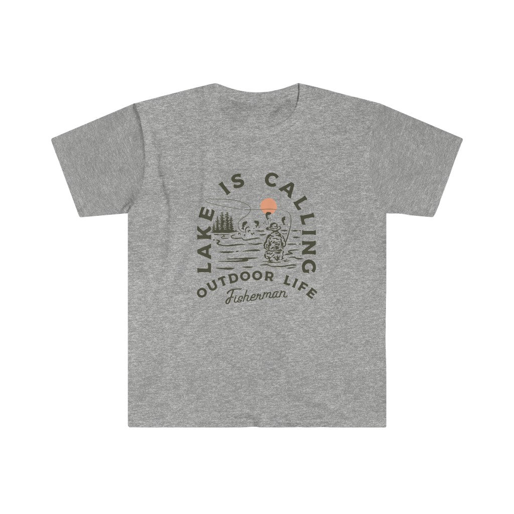 Lake Is Calling T-Shirt - Ezra's Clothing - T-Shirt