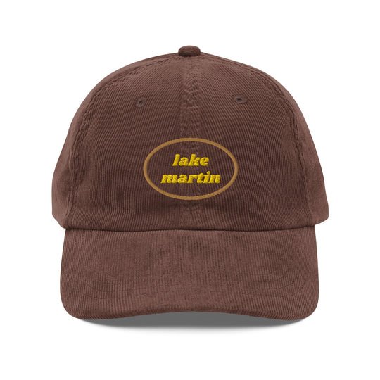 Lake Martin Vintage Corduroy Cap - Ezra's Clothing - Hats