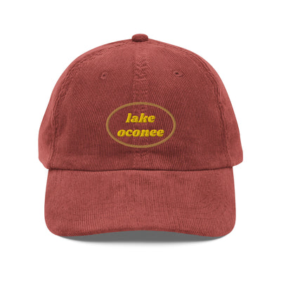 Lake Oconee Vintage Corduroy Cap - Ezra's Clothing