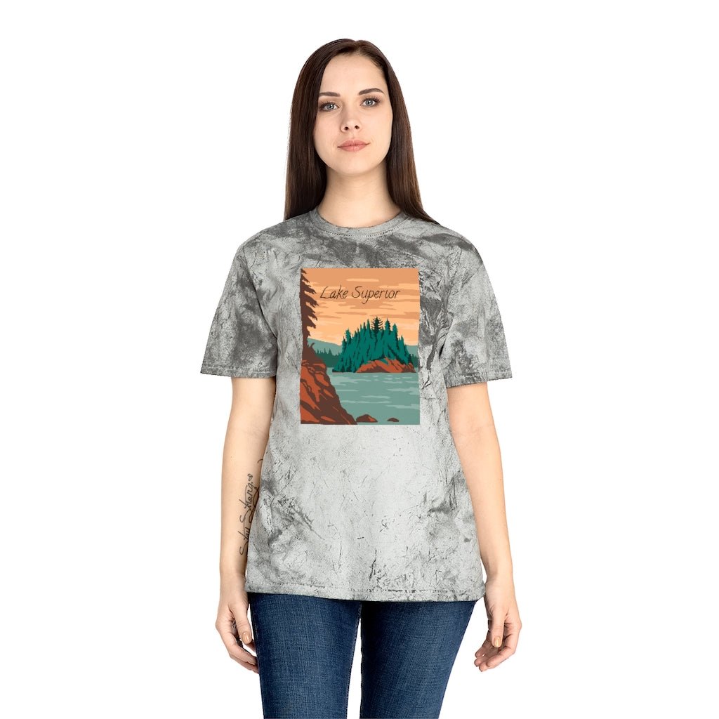 Lake Superior T-Shirt (Color Blast) - Ezra's Clothing