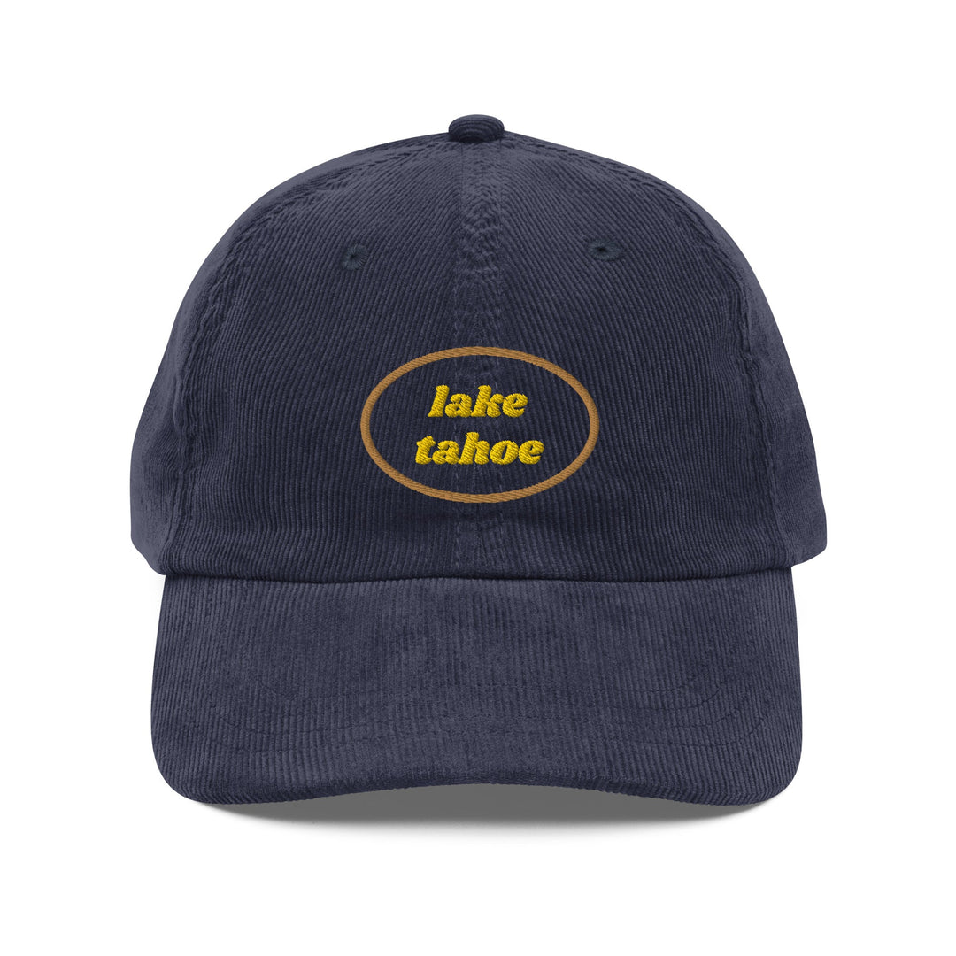 Lake Tahoe Vintage Corduroy Cap - Ezra's Clothing - Hats
