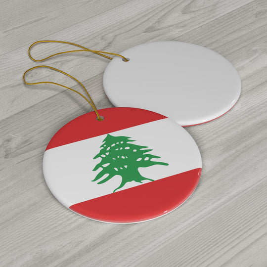 Lebanon Ceramic Ornament - Ezra's Clothing - Christmas Ornament