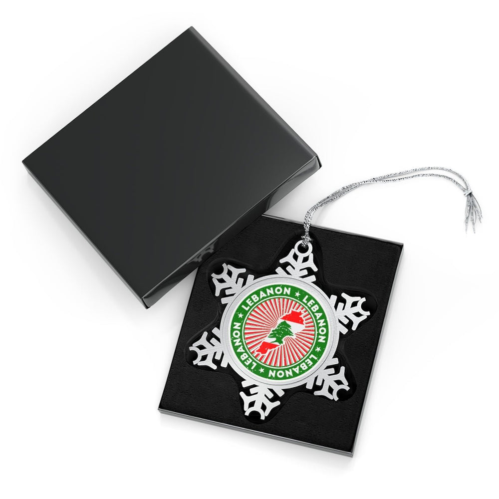 Lebanon Snowflake Ornament - Ezra's Clothing - Christmas Ornament