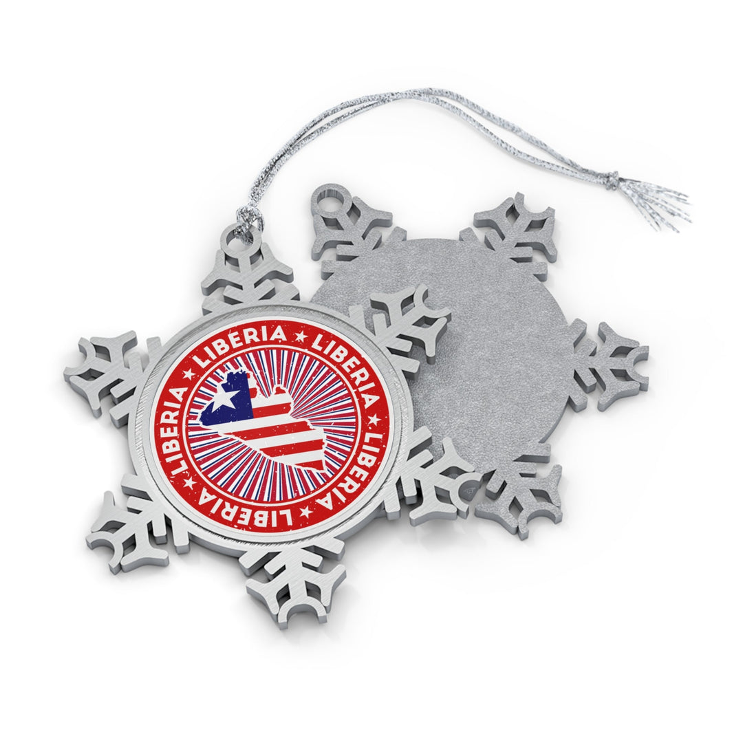 Liberia Snowflake Ornament - Ezra's Clothing - Christmas Ornament