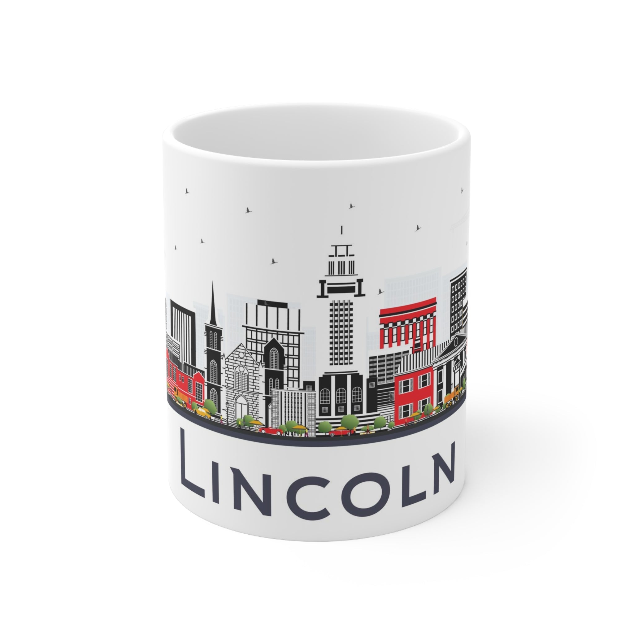 Lincoln Nebraska Coffee Mug - Ezra's Clothing - Mug