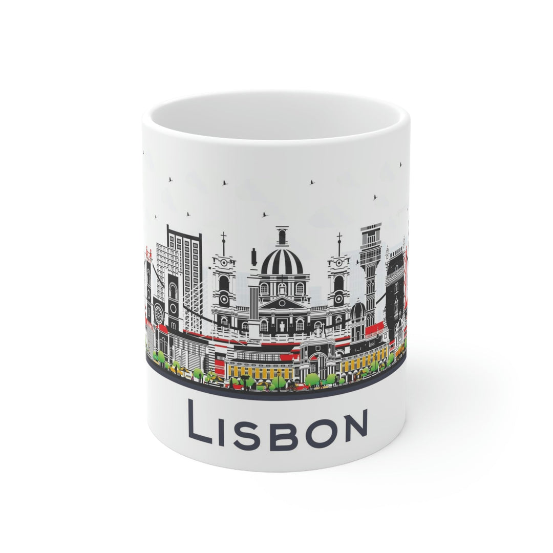 Lisbon Portugal Coffee Mug - Ezra's Clothing - Mug