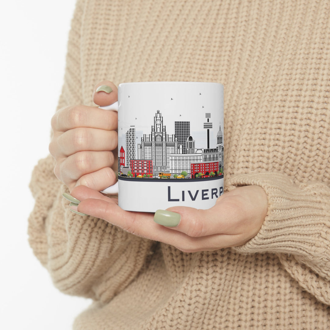 Liverpool England Coffee Mug - Ezra's Clothing - Mug