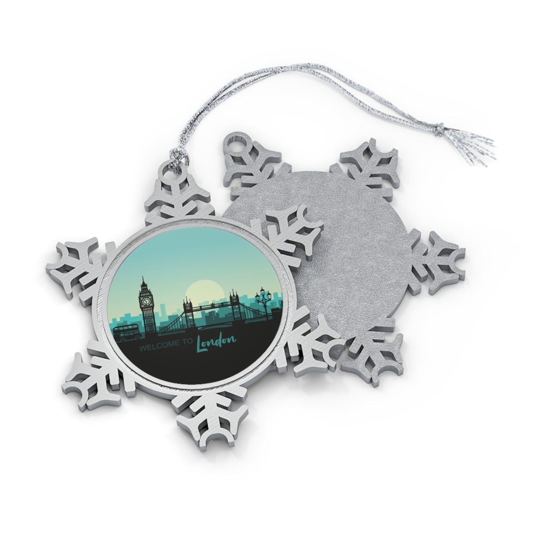 London Snowflake Ornament - Ezra's Clothing - Christmas Ornament