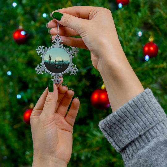 London Snowflake Ornament - Ezra's Clothing - Christmas Ornament