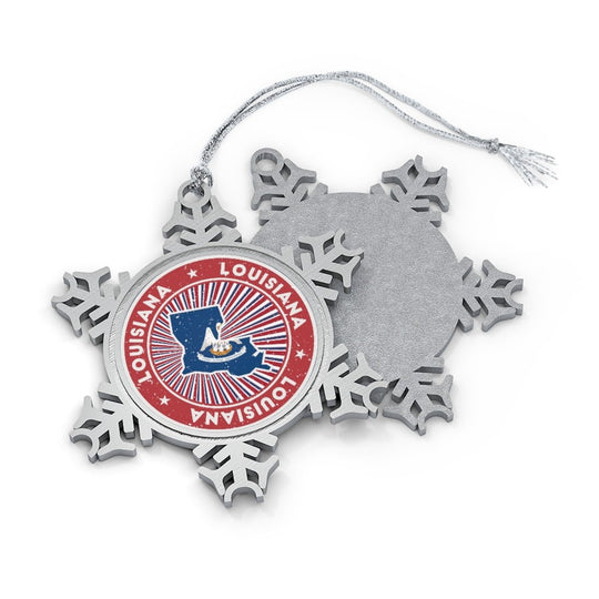Louisiana Snowflake Ornament - Ezra's Clothing - Christmas Ornament