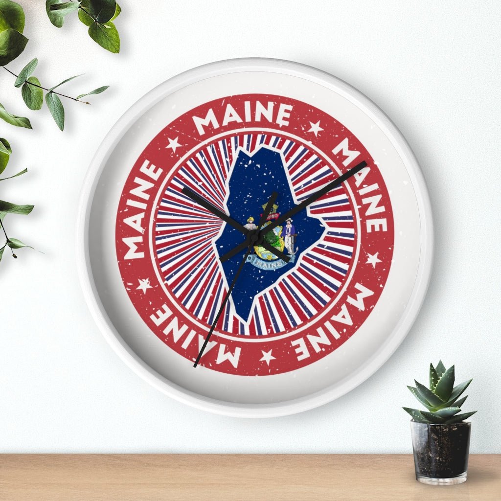 Maine Wall Clock - Ezra's Clothing