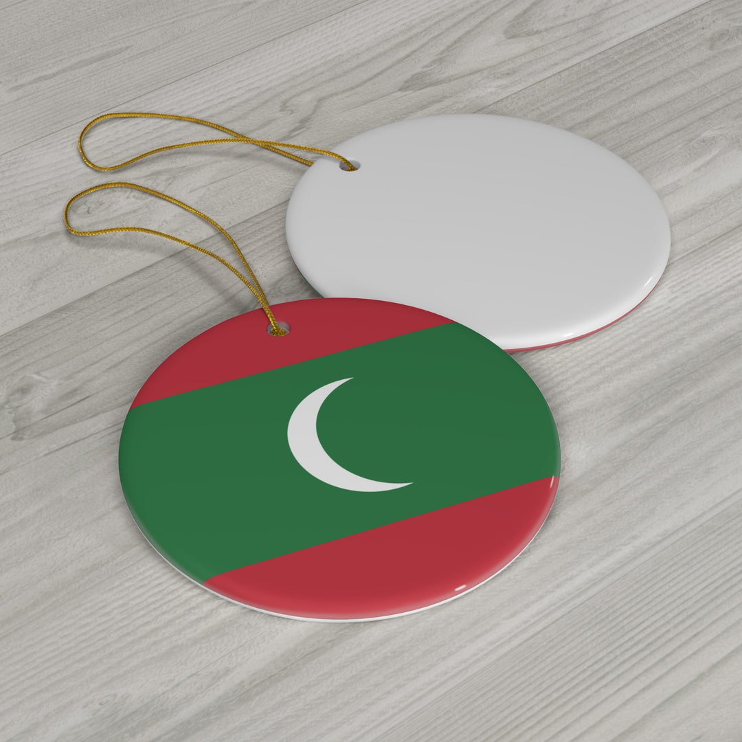 Maldives Ceramic Ornament - Ezra's Clothing - Christmas Ornament