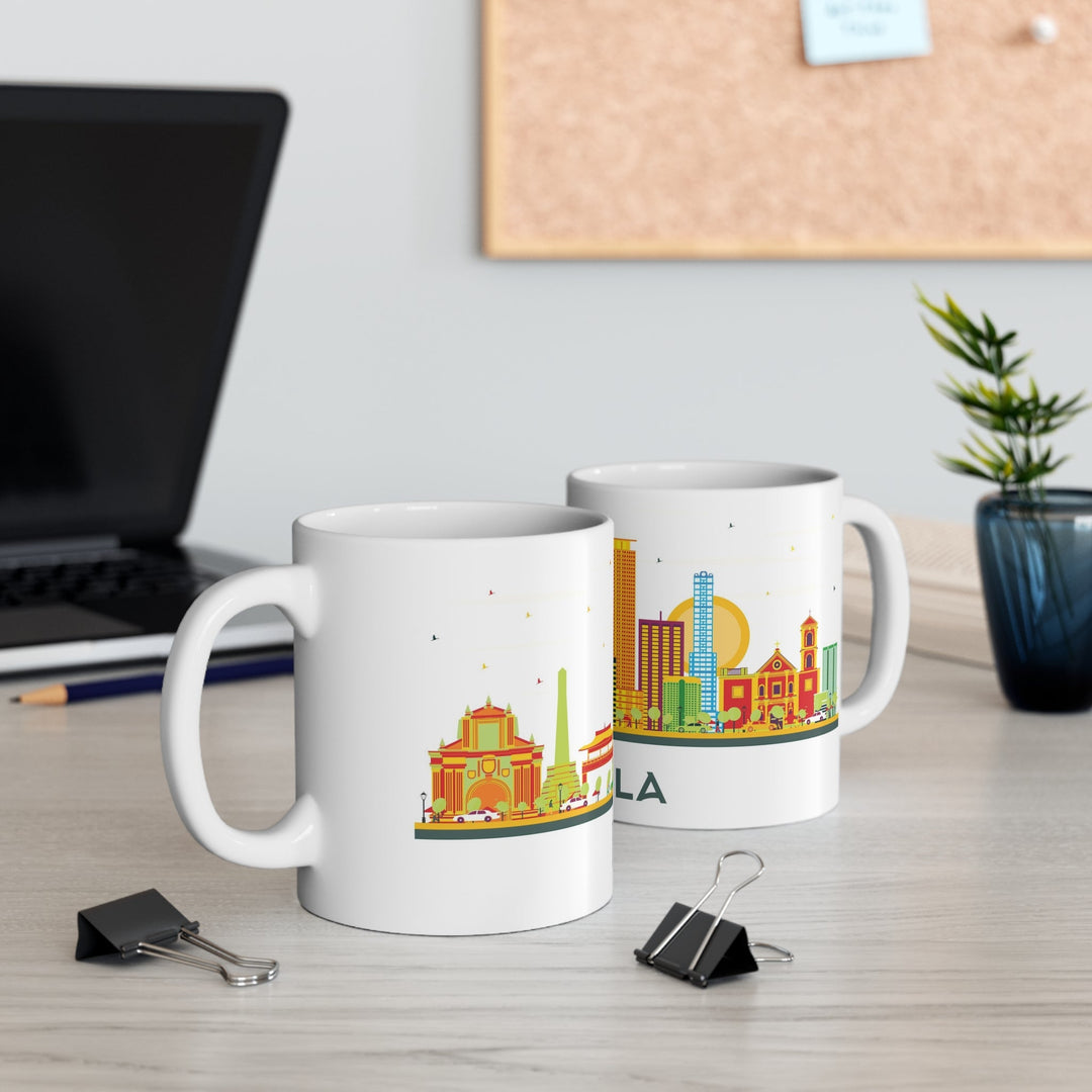 Manila Philippines Coffee Mug - Ezra's Clothing - Mug