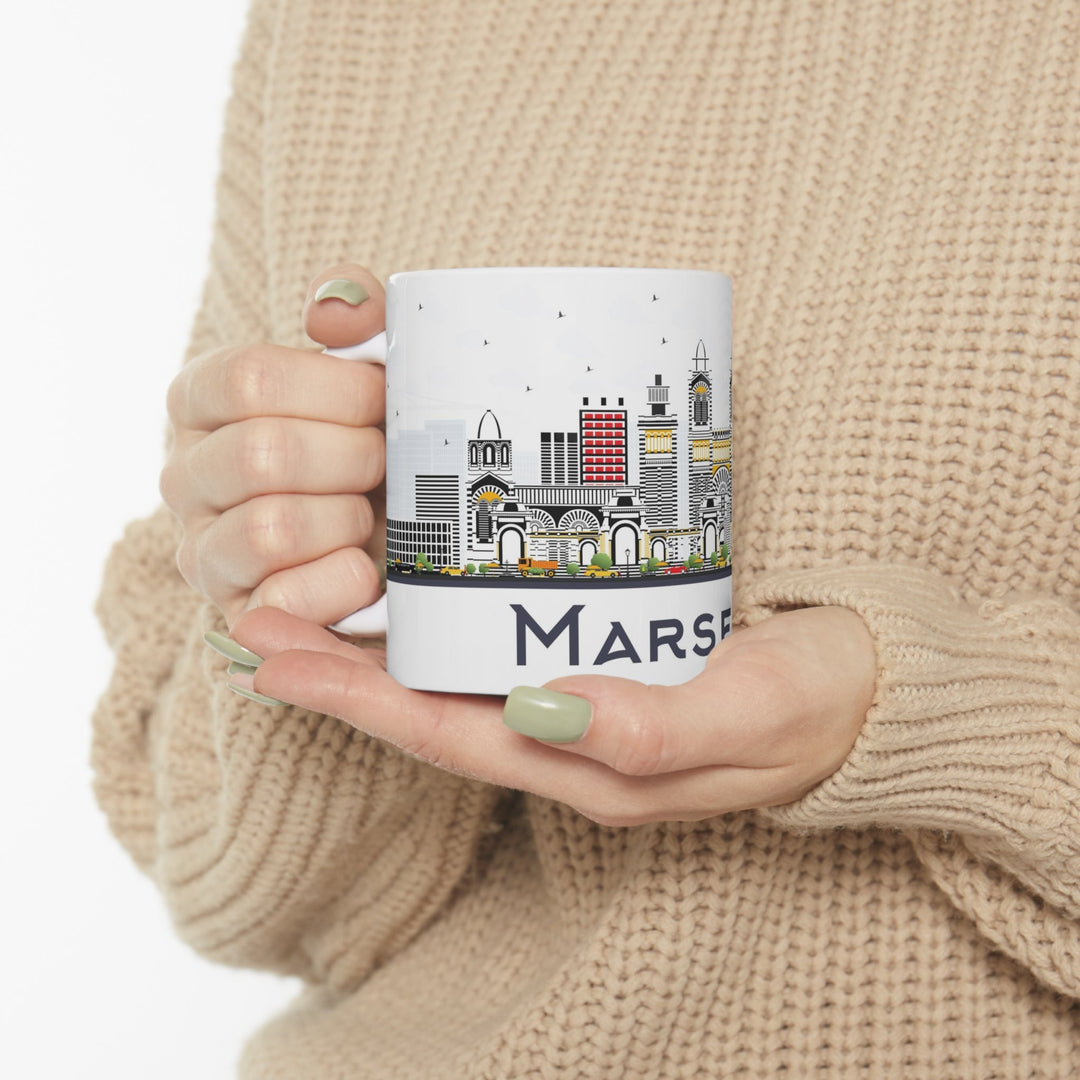 Marseille France Coffee Mug - Ezra's Clothing - Mug