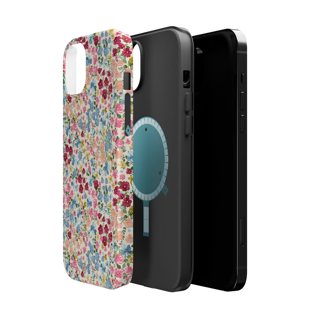 Meadow Bloom Case - Magnetic Back - Ezra's Clothing - Magnetic Case
