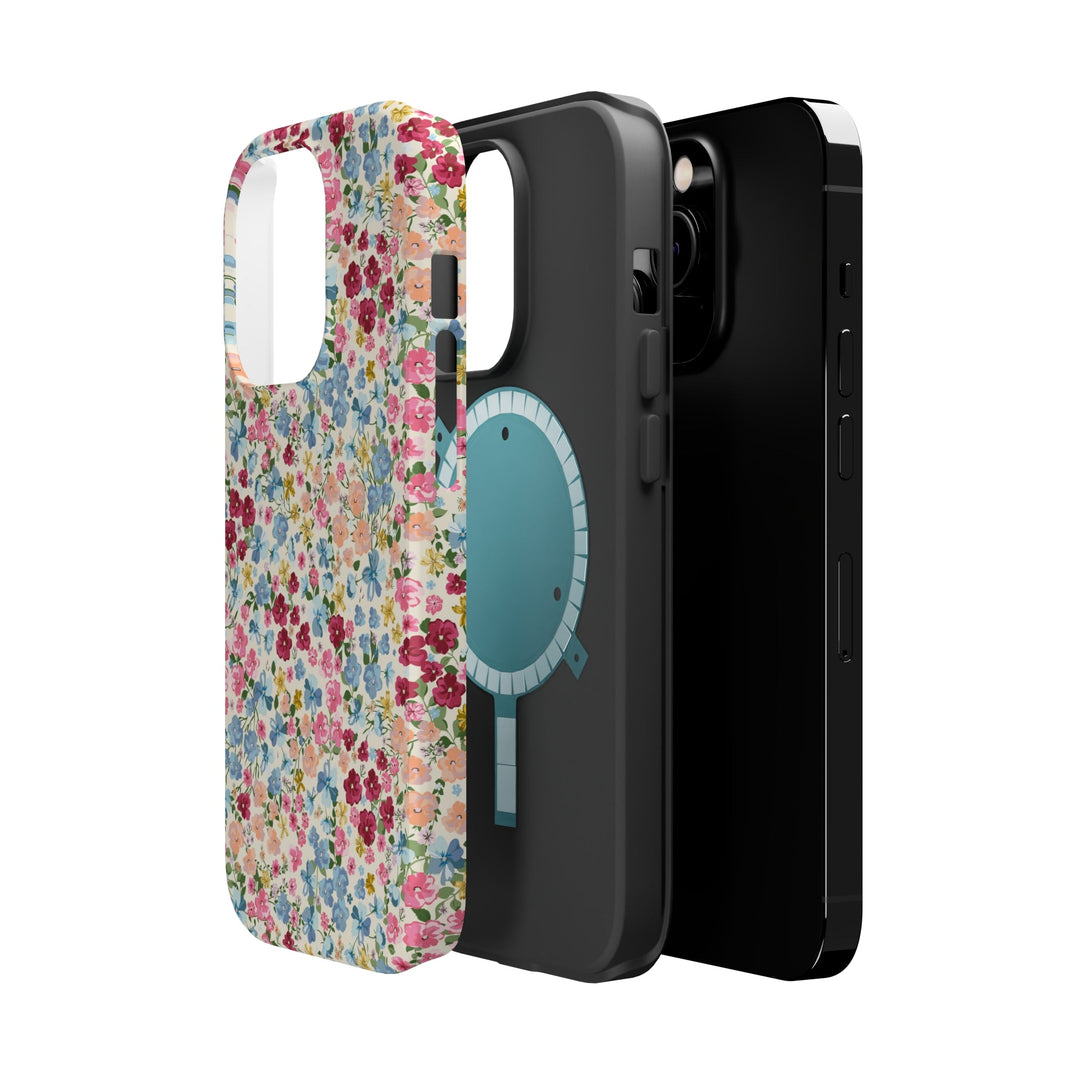 Meadow Bloom Case - Magnetic Back - Ezra's Clothing - Magnetic Case