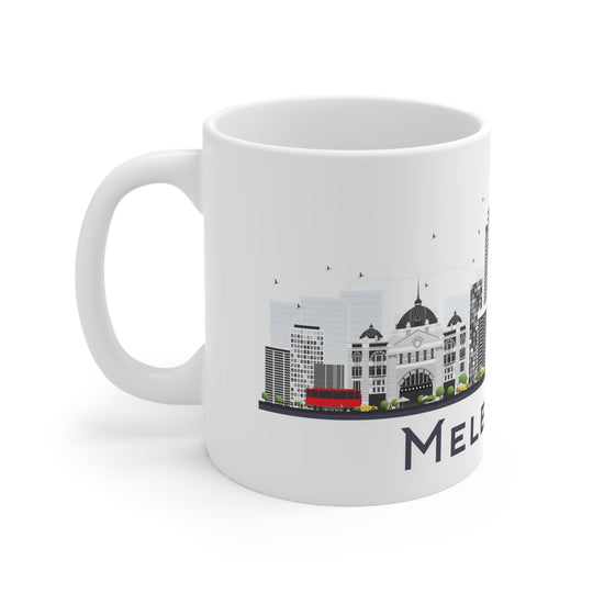 Melbourne Australia Coffee Mug - Ezra's Clothing - Mug