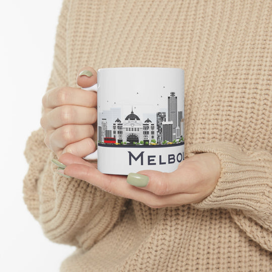 Melbourne Australia Coffee Mug - Ezra's Clothing - Mug