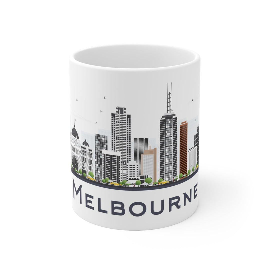 Melbourne Australia Coffee Mug - Ezra's Clothing - Mug