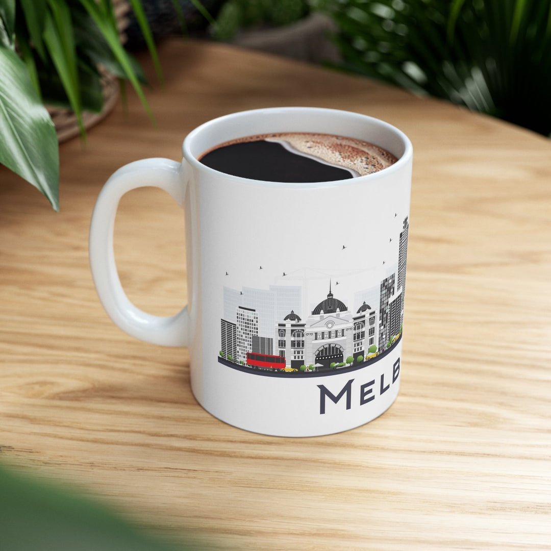 Melbourne Australia Coffee Mug - Ezra's Clothing - Mug