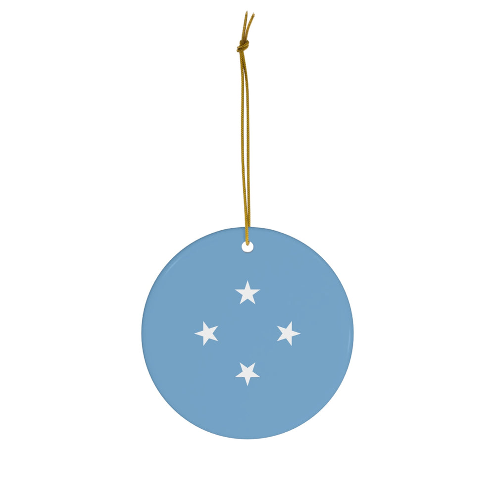 Micronesia Ceramic Ornament - Ezra's Clothing - Christmas Ornament