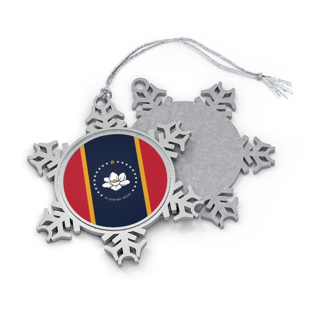 Mississippi Snowflake Ornament - Ezra's Clothing - Christmas Ornament