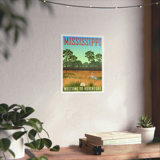 Mississippi Travel Poster - Ezra's Clothing - Poster