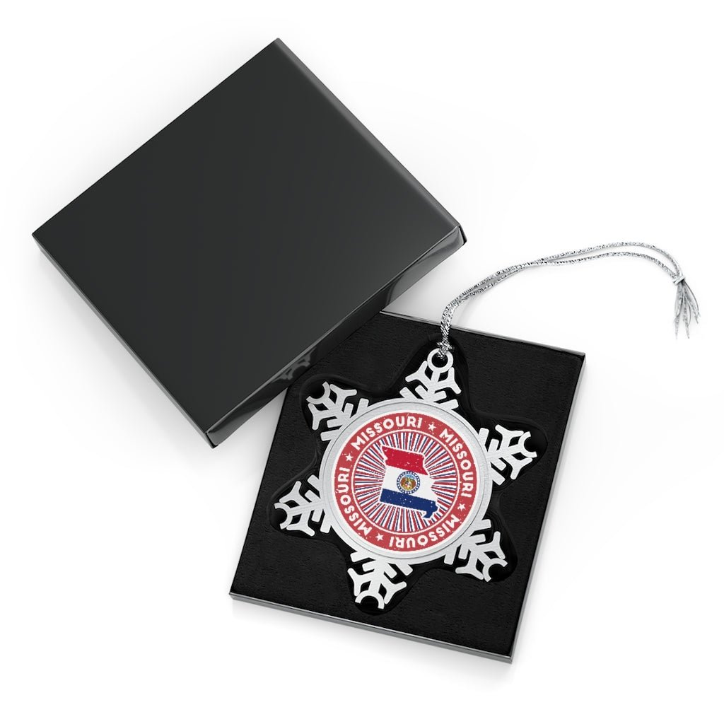 Missouri Snowflake Ornament - Ezra's Clothing - Christmas Ornament