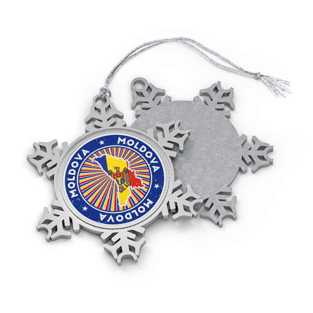 Moldova Snowflake Ornament - Ezra's Clothing - Christmas Ornament