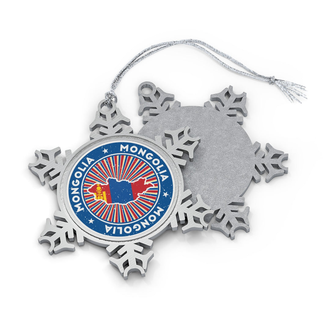 Mongolia Snowflake Ornament - Ezra's Clothing - Christmas Ornament