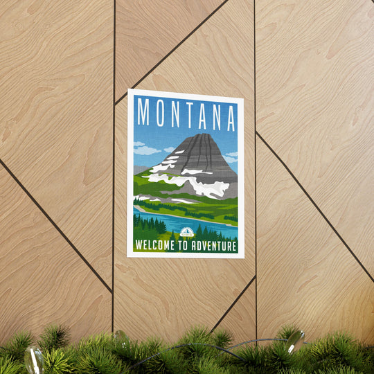 Montana Travel Poster - Ezra's Clothing - Poster