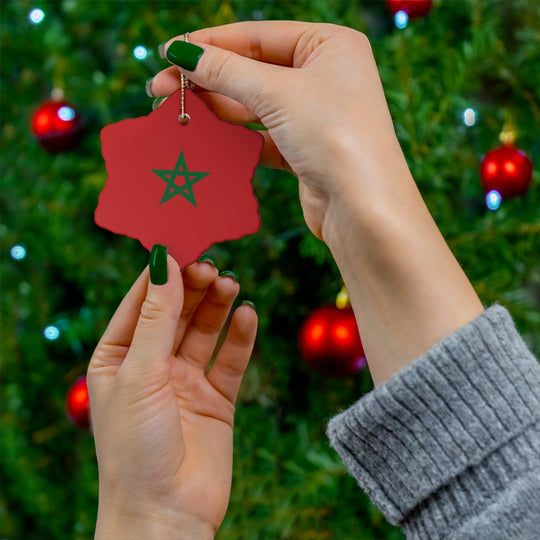 Morocco Ceramic Ornament - Ezra's Clothing - Christmas Ornament