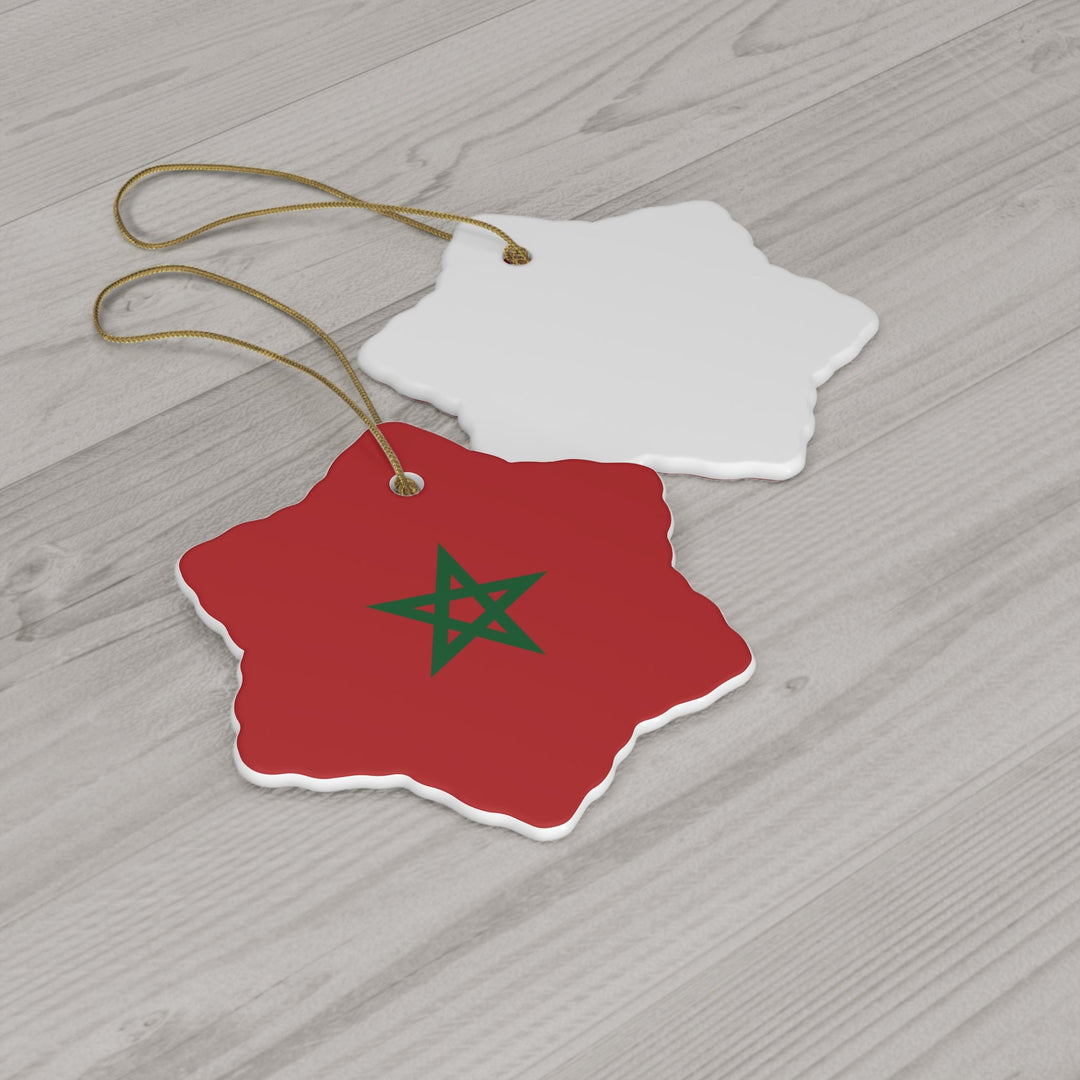 Morocco Ceramic Ornament - Ezra's Clothing - Christmas Ornament
