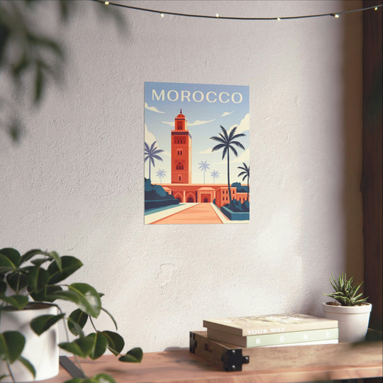 Morocco Travel Poster - Ezra's Clothing - Poster