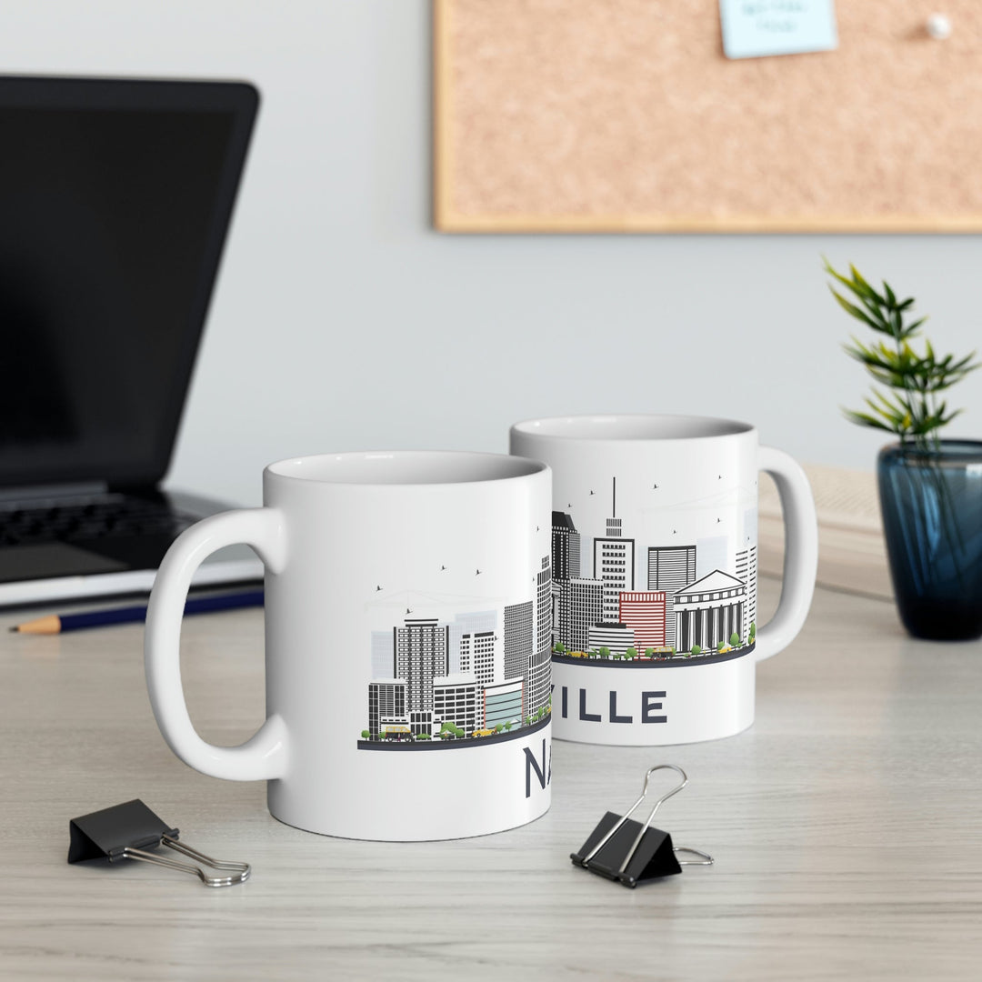 Nashville Tennessee Coffee Mug - Ezra's Clothing - Mug