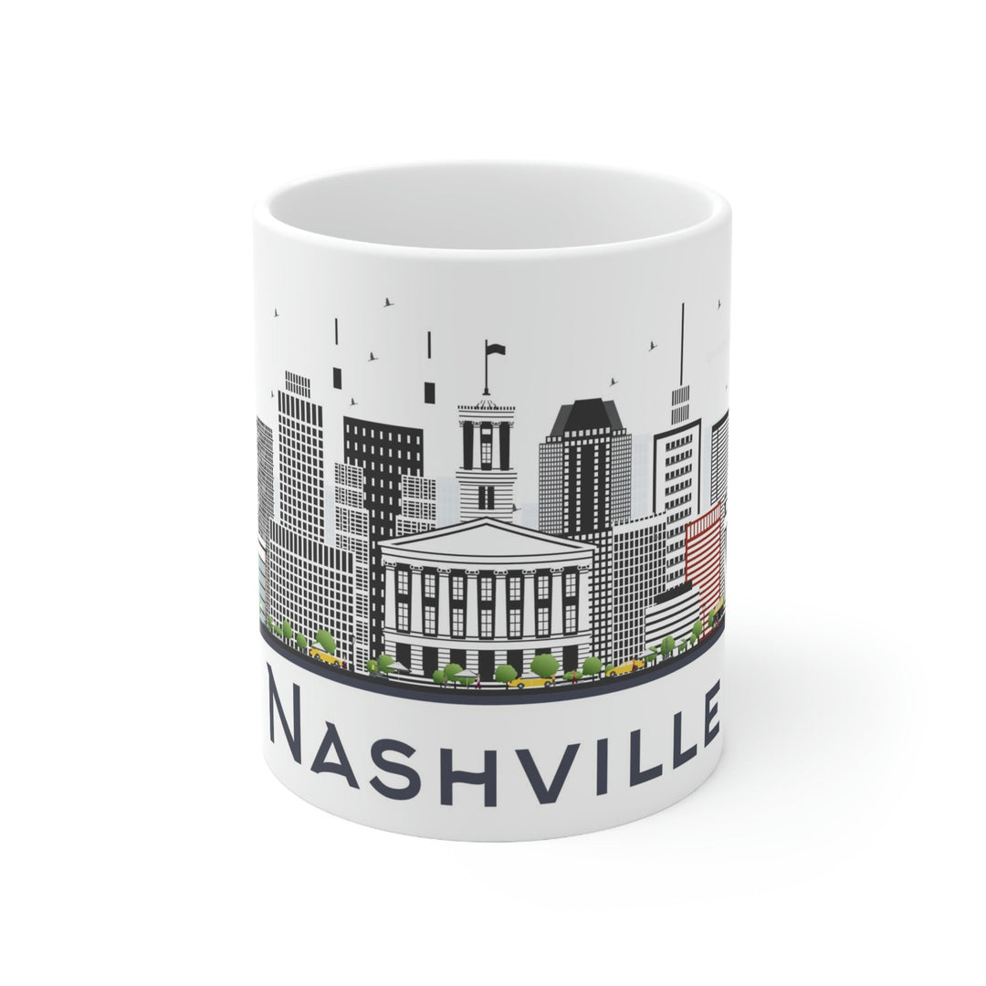 Nashville Tennessee Coffee Mug - Ezra's Clothing - Mug